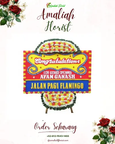Bunga Papan Congratulation di Sangaji